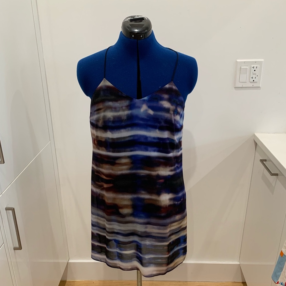 1. State Multi-colored shift dress